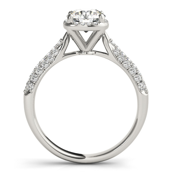 14Kw Halo Engagement Diamond Ring Wedding Ring 1.33 CT TW