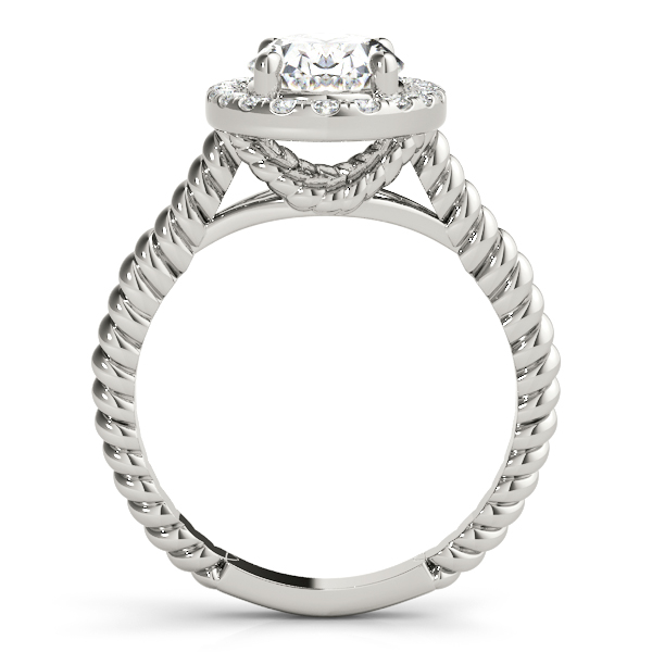 14Kw Halo Engagement Diamond Ring Wedding Ring 1.00 CT TW