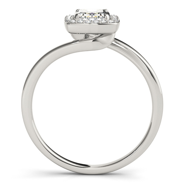 14Kw Halo Engagement Diamond Ring Wedding Ring 1.13 CT TW